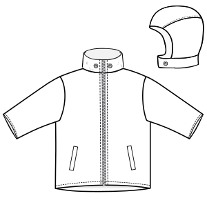 Fashion sewing patterns for GIRLS Jackets Jacket 6852